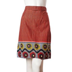 Vintage 60s Floral Mini Skirt